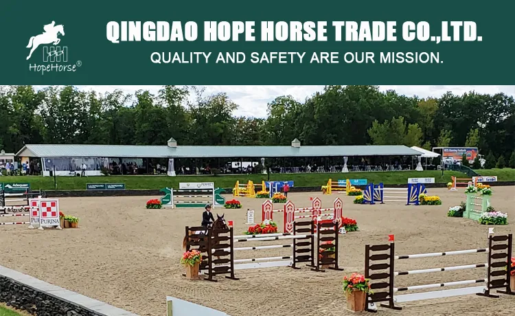 Equine Jumping Wings Customized Design Aluminum Horse Jumping for Show Jumps