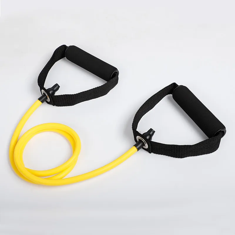 Exercise Bands Yoga Stretch Rope with Handles for Body Workout Fitness Resistance Rope Puller