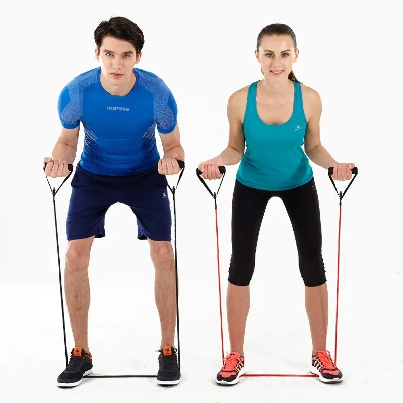 Exercise Bands Yoga Stretch Rope with Handles for Body Workout Fitness Resistance Rope Puller