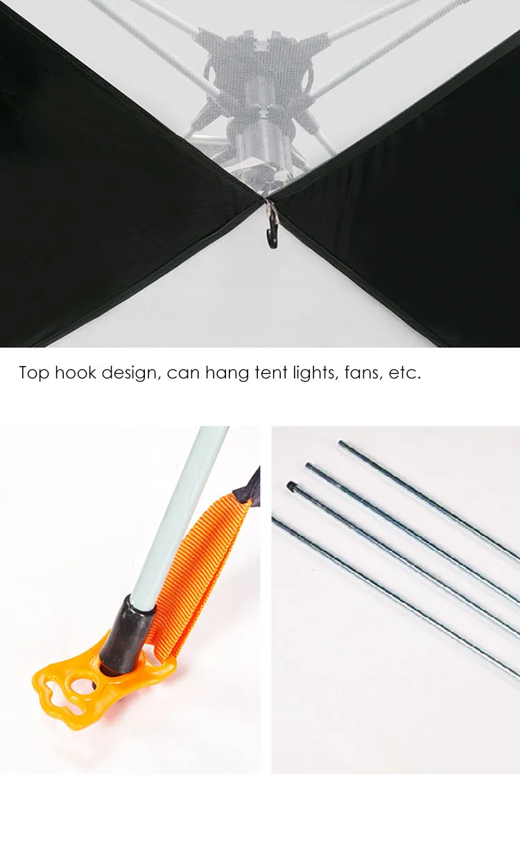 Factory Camping Tent 3-4 Person Pop up Waterproof Outdoor Tents Portable Hihg Quality Family Tent