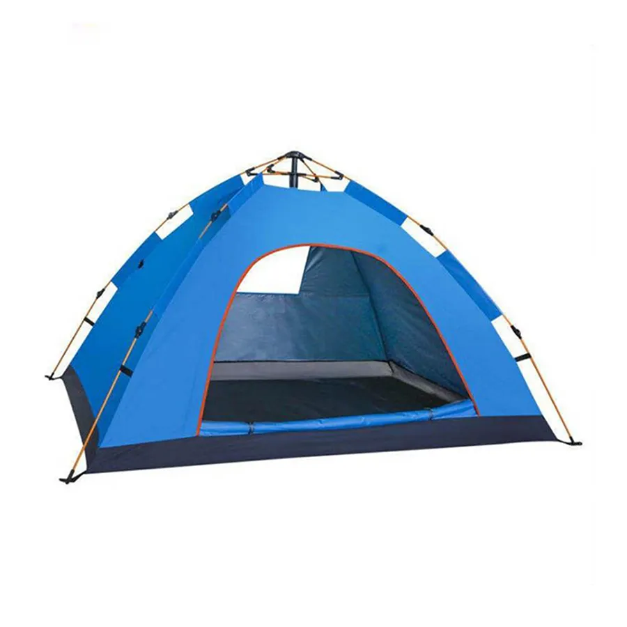 Factory Customized Tent OEM Luxury 2-4 Person Two Doors Waterproof Windproof Famliy Hiking Tent Outdoor Camping