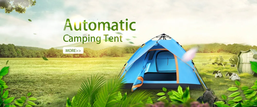 Factory Customized Tent OEM Luxury 2-4 Person Two Doors Waterproof Windproof Famliy Hiking Tent Outdoor Camping