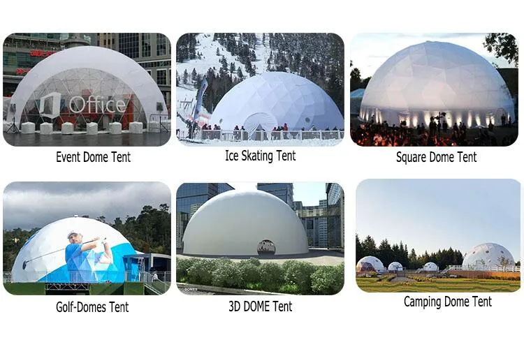 Factory Price 25m Diameter Dome Sphere Event Tent for Exhibition