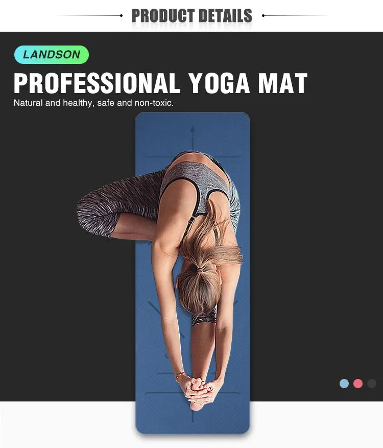 Factory Price High Density Durable PVC Yoga Mat Studio Using