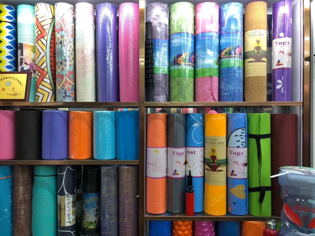Factory Wholesale Non Slip Durable Exercise Pure Color Sports Fitness Extra Thick NBR Yoga Mat for Gym Center