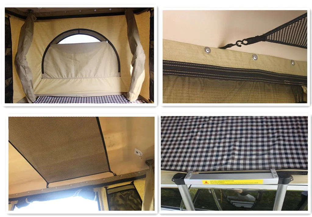 Fiberglass Hard Shell Car Roof Top Tent for Sale