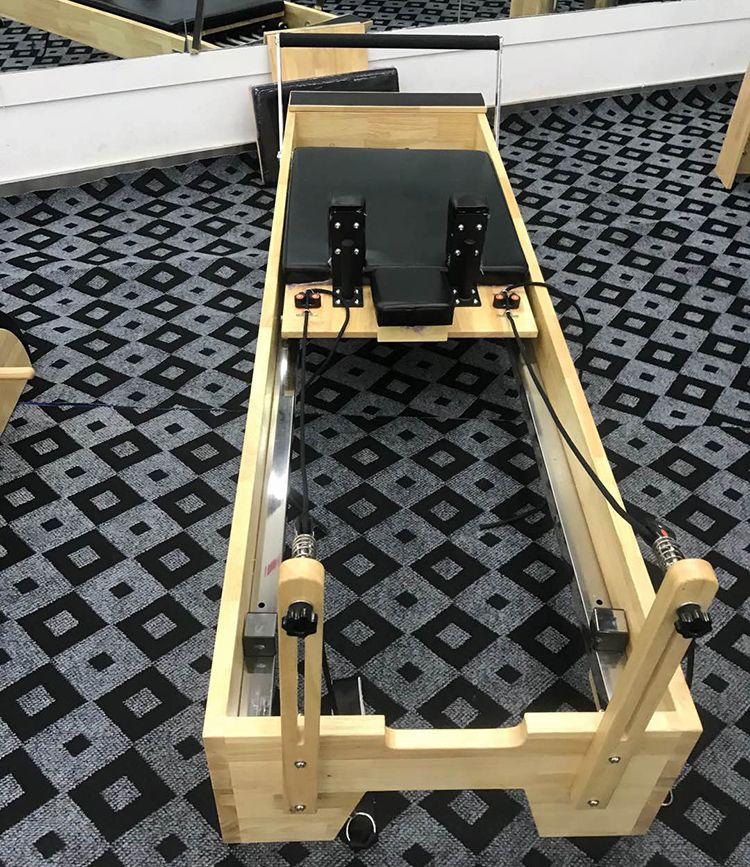 Figure Shaping Yoga Platform Gym Fitness Equipment Home Wooden Pilates Reformer
