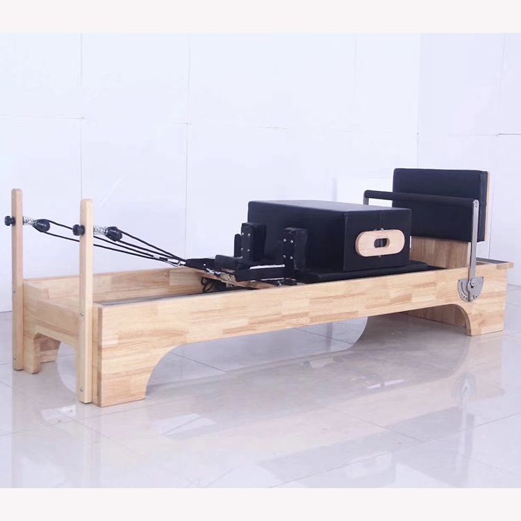 Figure Shaping Yoga Platform Gym Fitness Equipment Home Wooden Pilates Reformer
