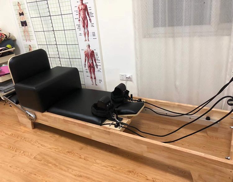 Figure Shaping Yoga Platform Gym Fitness Equipment Home Wooden Pilates Reformer