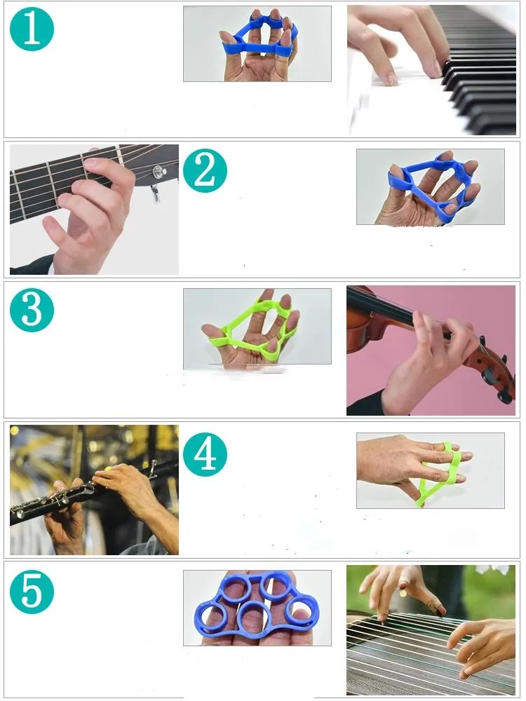 Fitness Equipment Silicone Finger Exercise Trainer