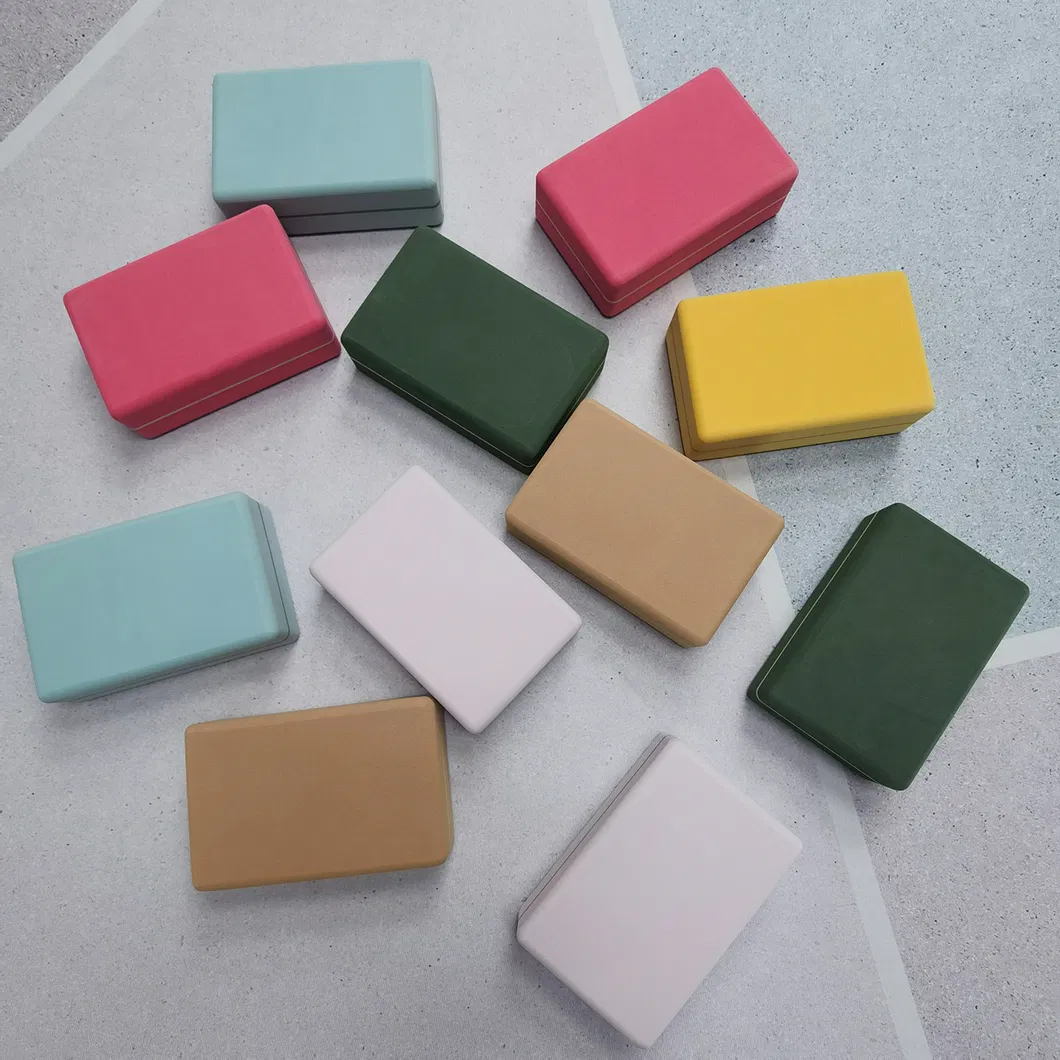 High Density Yoga Bricks to Improve Spine Flexibility for Yoga & Pilates, Light Weight, Anti-Slip Surface, Extra-Durable