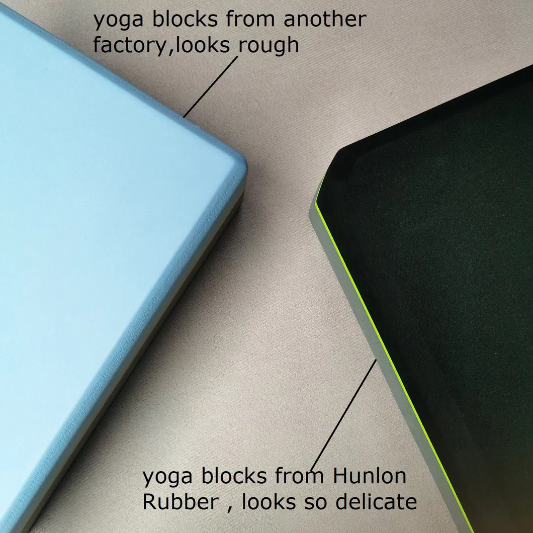High Density Yoga Bricks to Improve Spine Flexibility for Yoga & Pilates, Light Weight, Anti-Slip Surface, Extra-Durable