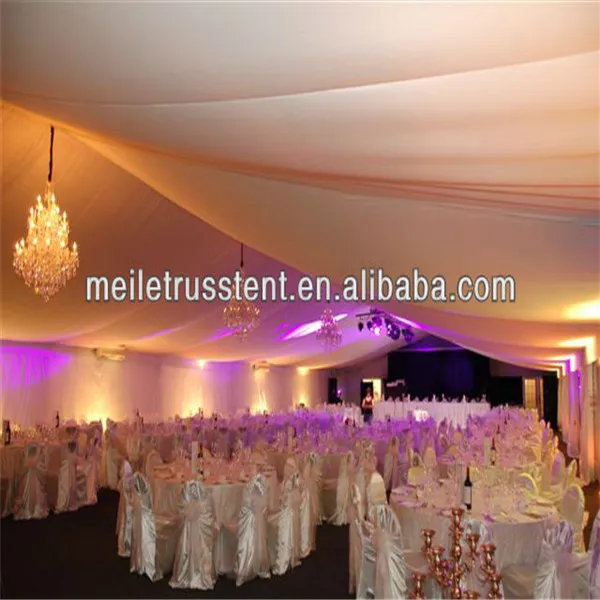 High Peak Clear Span Arabian Party 15X50m Waterproof Party Linings and Curtains Wedding Party Luxury Tent