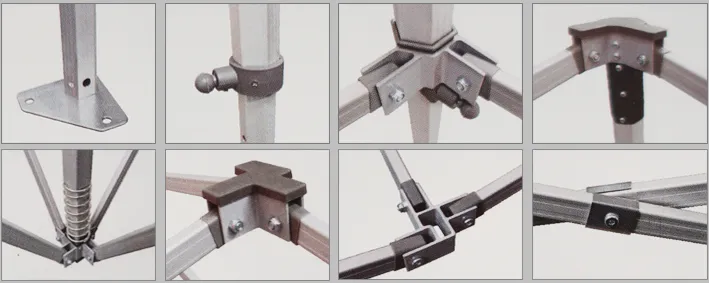 High Quality 3X4.5m/10X15FT Hexagonal aluminum exhibition advertising Event tent