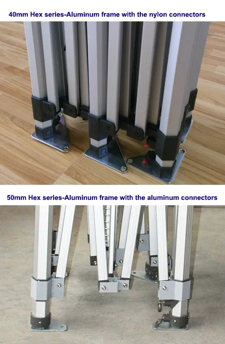 High Quality 3X4.5m/10X15FT Hexagonal aluminum exhibition advertising Event tent