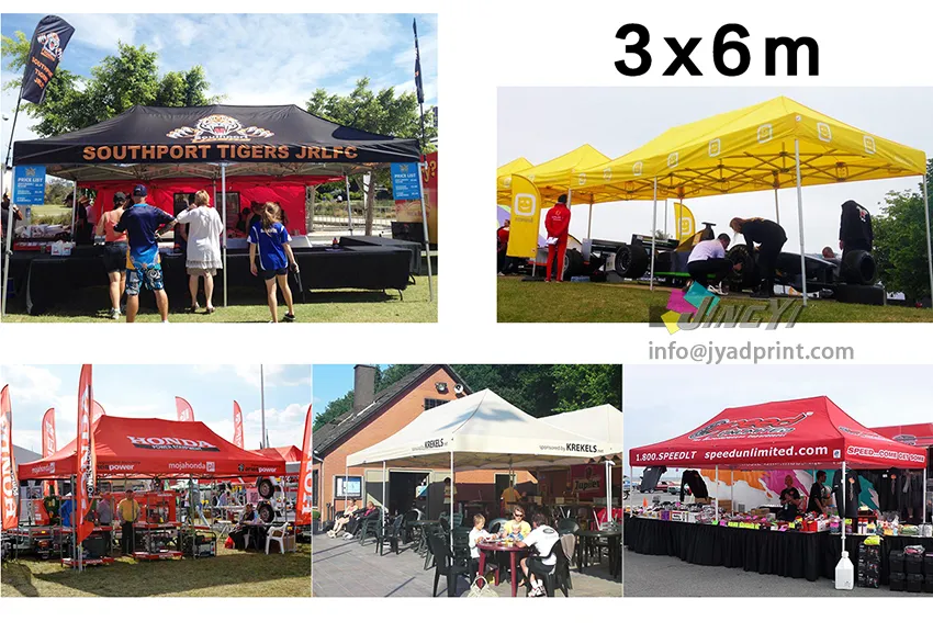 High Quality 3X4.5m/10X15FT Hexagonal aluminum exhibition advertising Event tent