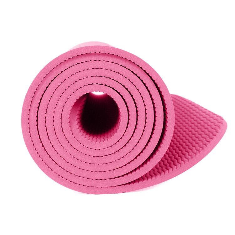 High Quality Durable Cheap Price Pink TPE Yoga Mat Roll