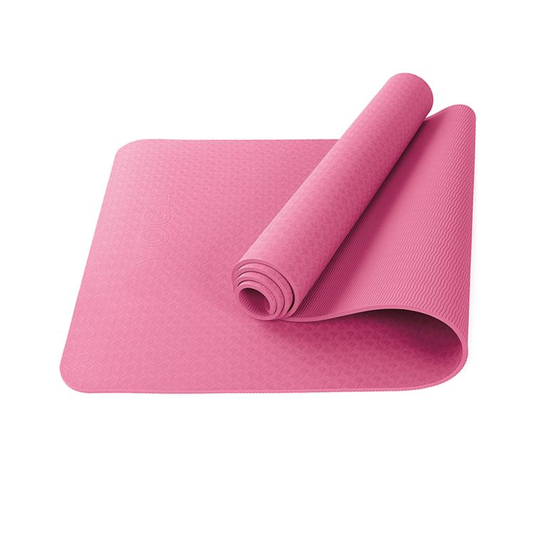 High Quality Durable Cheap Price Pink TPE Yoga Mat Roll