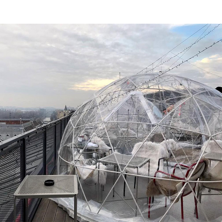 High Quality Outdoor Garden Igloo Dome Tent Outdoor PVC Igloo Geodesic Dome Tent