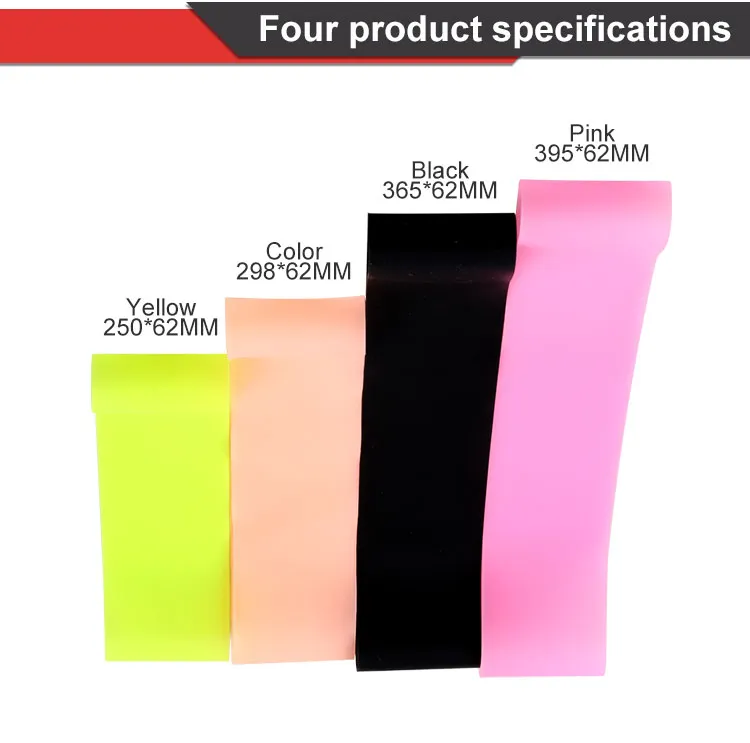 Home Gym Fitness Custom Printed Durable Resistance Bands