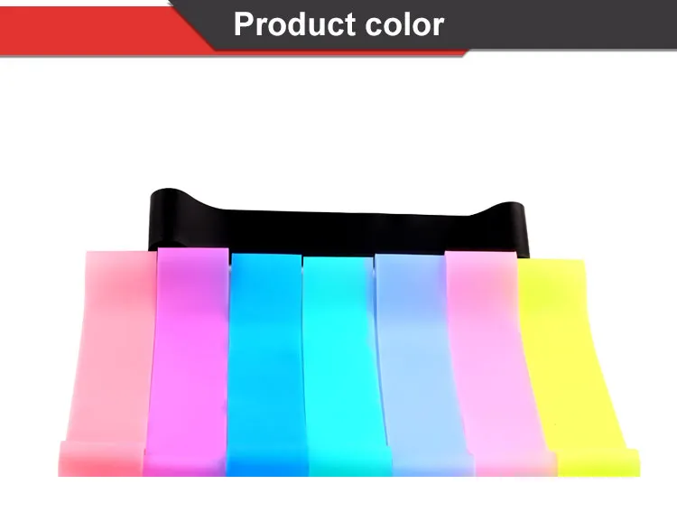 Home Gym Fitness Custom Printed Durable Resistance Bands