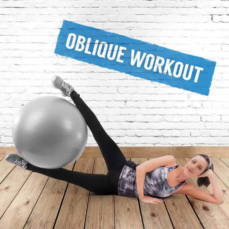 Home Gym Sports Goods Pilates Fitness Equipment 55cm PVC Anti Burst 65cm Yoga Ball