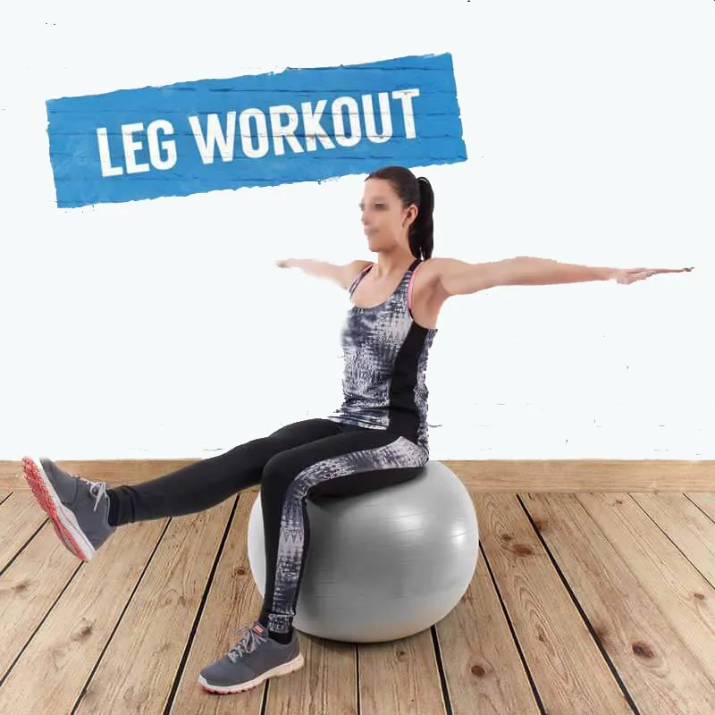 Home Gym Sports Goods Pilates Fitness Equipment 55cm PVC Anti Burst 65cm Yoga Ball