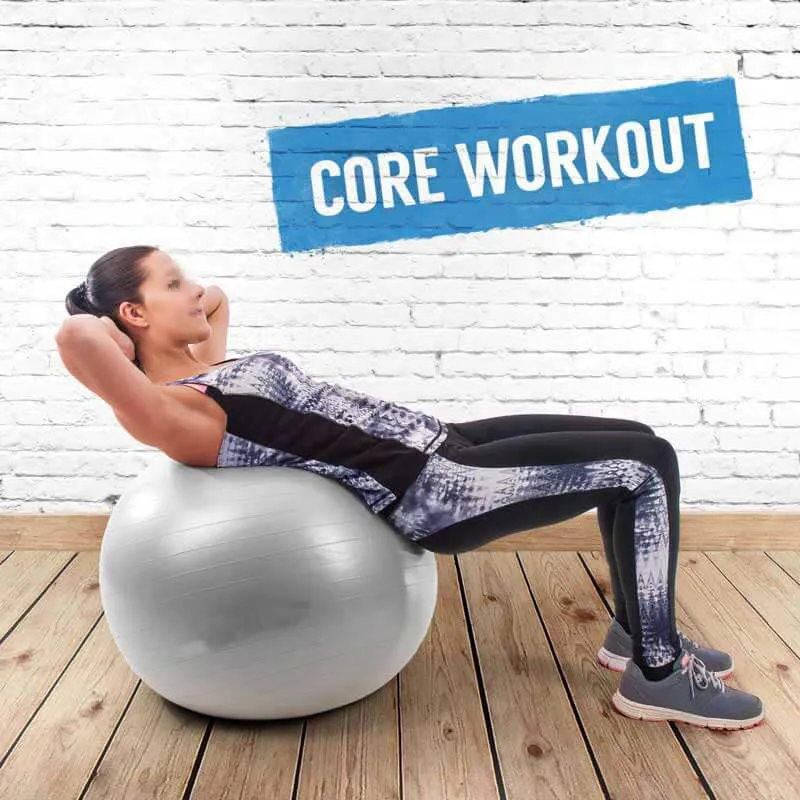 Home Gym Sports Goods Pilates Fitness Equipment 55cm PVC Anti Burst 65cm Yoga Ball