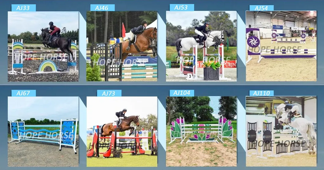 Horse Products Customized Design Plastic Equestrian Equipment Obstacle Horse Jumping Cavaletti