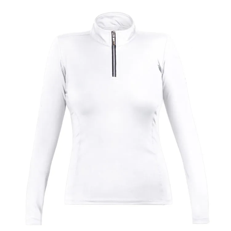 Horse Rider Wear Layer Ladies Equestrian Clothing Long Sleeve Show Polo Shirts