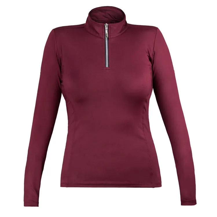 Horse Rider Wear Layer Ladies Equestrian Clothing Long Sleeve Show Polo Shirts