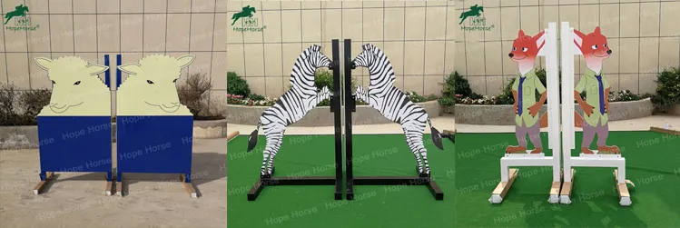 Horse Show Jumping Portable Horse Show Jumping Obstacle with Keyhole Track