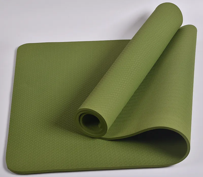 Hot New Products 4mm TPE Yoga Mat 173*61cm with Color Card Print Custom Logo at Wholesale Price