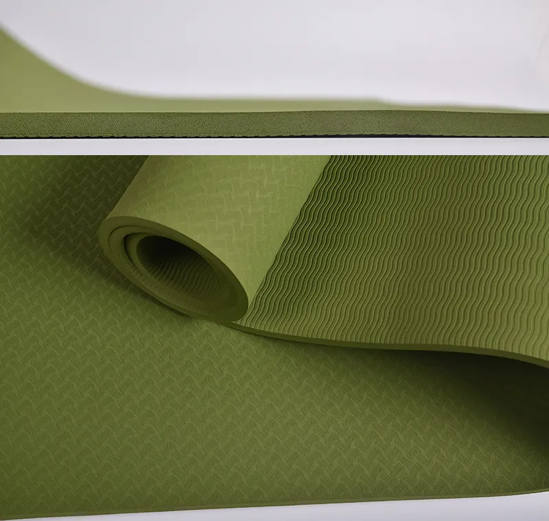 Hot New Products 4mm TPE Yoga Mat 173*61cm with Color Card Print Custom Logo at Wholesale Price