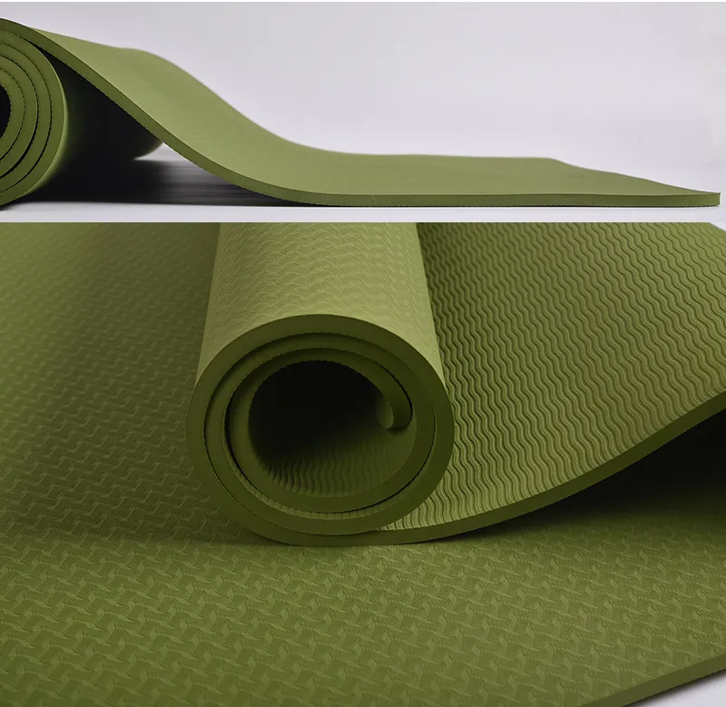 Hot New Products 4mm TPE Yoga Mat 173*61cm with Color Card Print Custom Logo at Wholesale Price