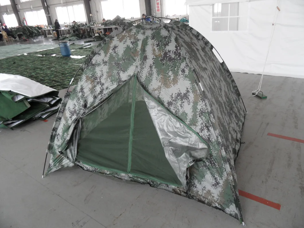 Hot Sale America/Africa/Europe OEM2 Person Double Fly Military Army Style Durable Waterproof Outdoor Camping Tent Factory