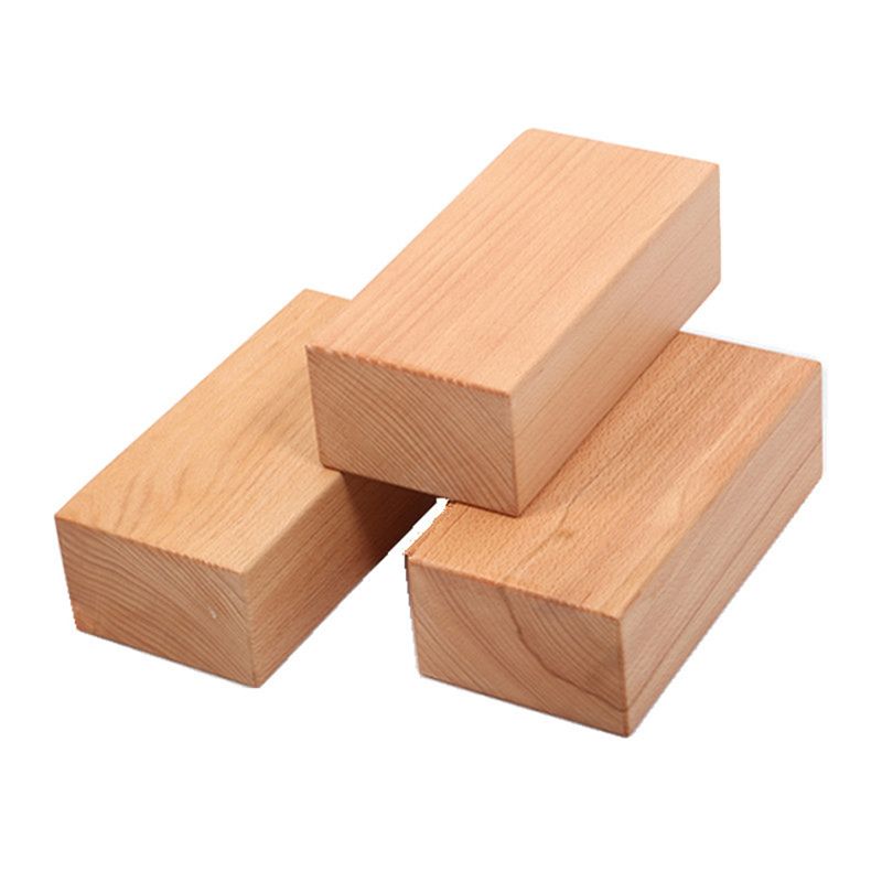Hot Sale Personalised Natural Organic High Density Wooden Yoga Block
