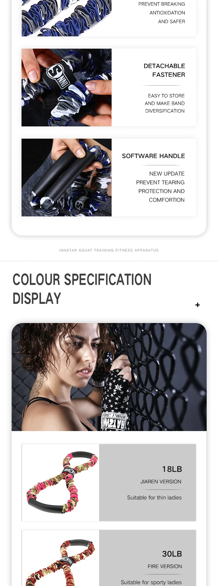 Hot Sale Wholesale Rts Adult Chest Back Arm Muscle Training Body Shaping Exercise Band