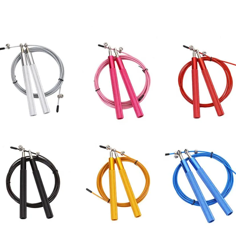 Hot Selling Durable Aluminum Handle with 360 Swivel Ball Bearing Speed Skipping Jump Rope