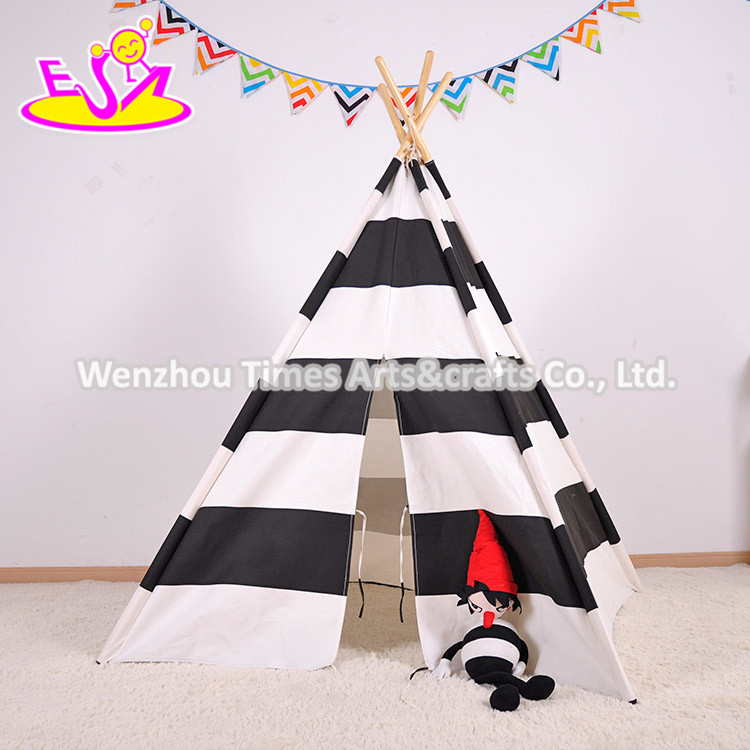 Indoor or Outdoor Children Pretend Playhouse Cottage Tent House for Kids W08L001