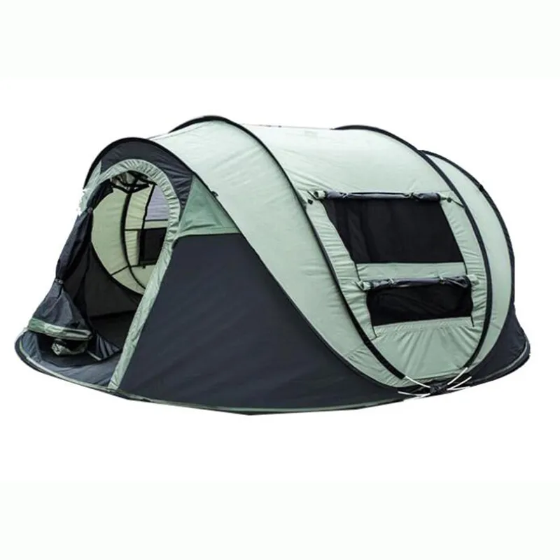 Instant Camping Outdoor Pop-up 4-6 Persons Tent, Automatic Waterproof Tent Quick-Opening Tents Canopy with Carrying Bag, Easy to Set up Cabin Tent Esg15107