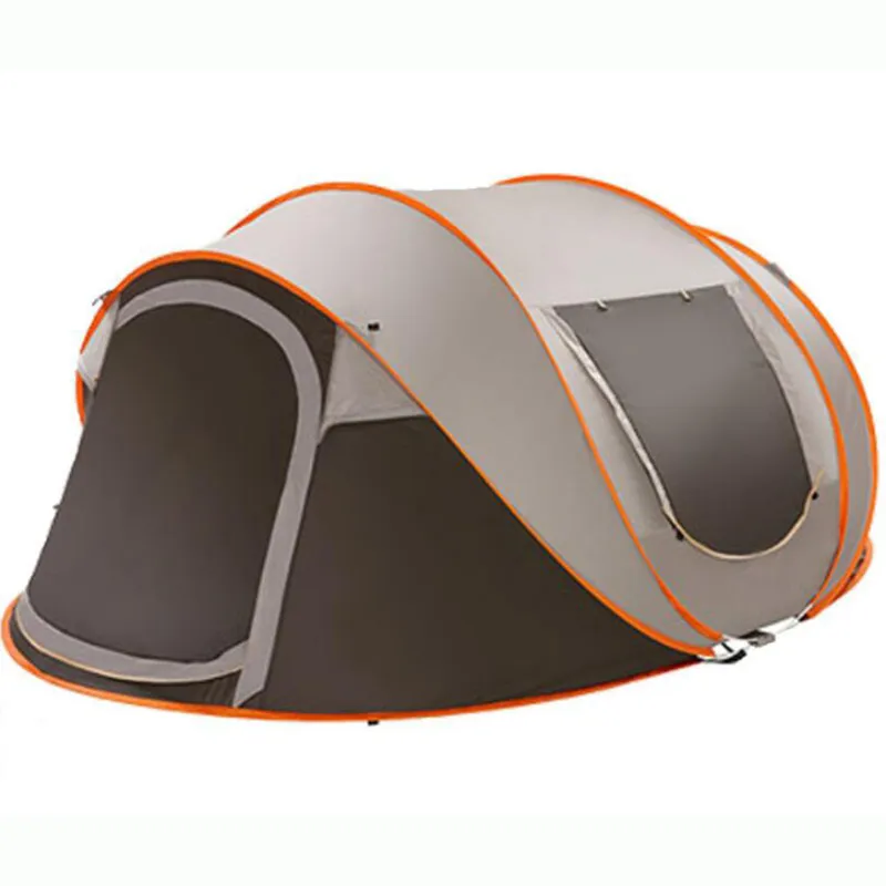 Instant Camping Outdoor Pop-up 4-6 Persons Tent, Automatic Waterproof Tent Quick-Opening Tents Canopy with Carrying Bag, Easy to Set up Cabin Tent Esg15107