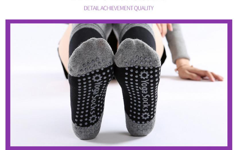 Knee-High Yoga Socks Compression Socks for Women, Women's Leg Warmers Thigh Highs Non Slip Toe Sport Long Yoga Socks