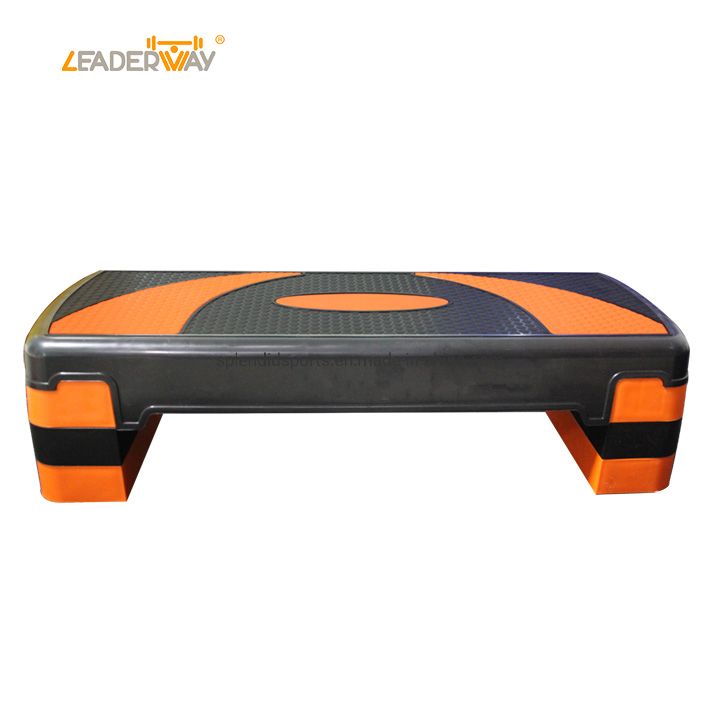 Leaderway 78cm Aerobic Steps OEM/ODM Step Platforms Trainer Adjustable Aerobic Exercise Fitness Body Slimming Workout Stepper