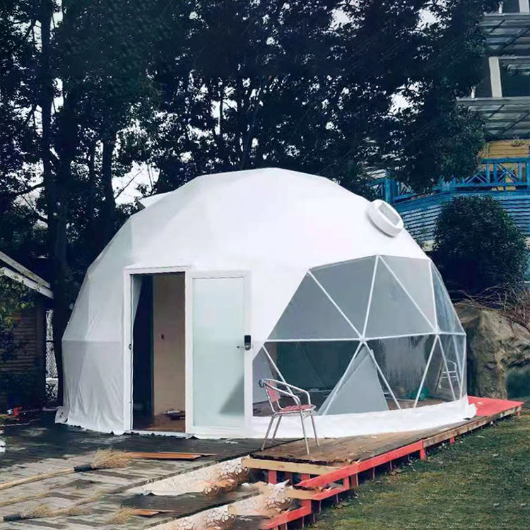 Luxury Outdoor Resort Glamping Geodesic Dome Tent