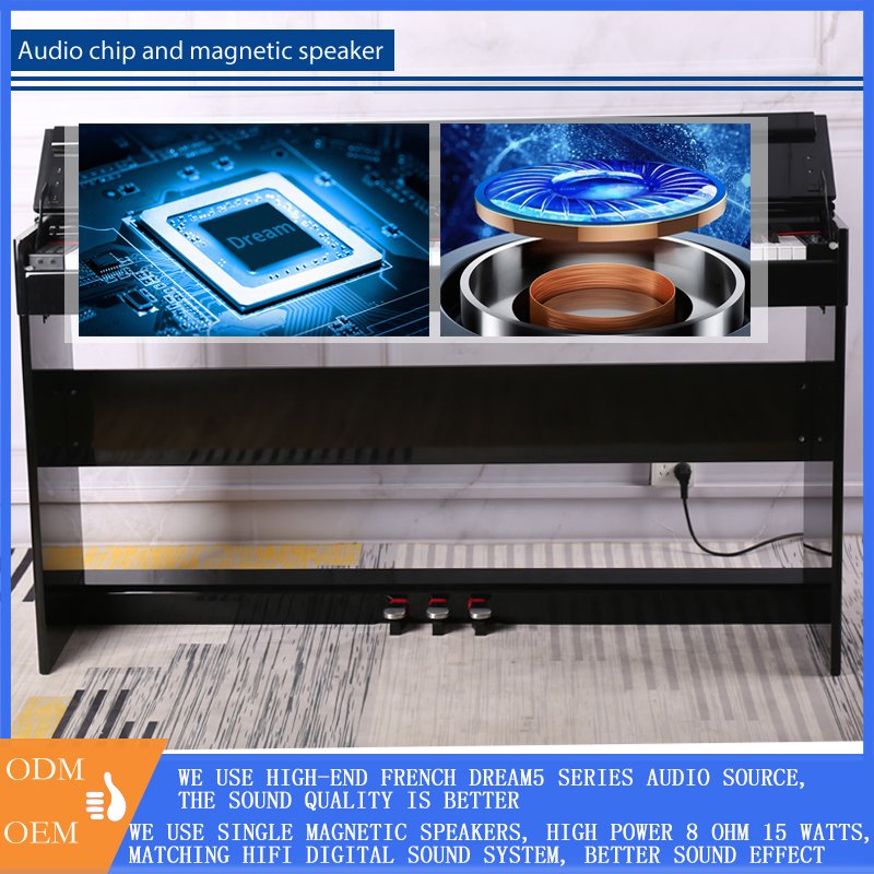 MIDI 88 Keys Digital Piano Upright Piano Electronic Piano Keyboard