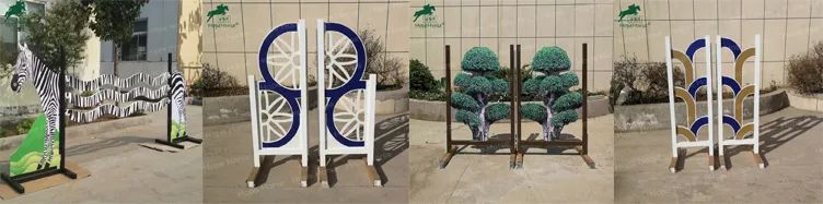 Modern Beautiful Custom Horse Jumps Show Jumping Equipment