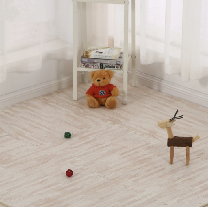 New Arrival 4PCS Simulated Wood Grain Foam Mat EVA Puzzle Pat 60*60