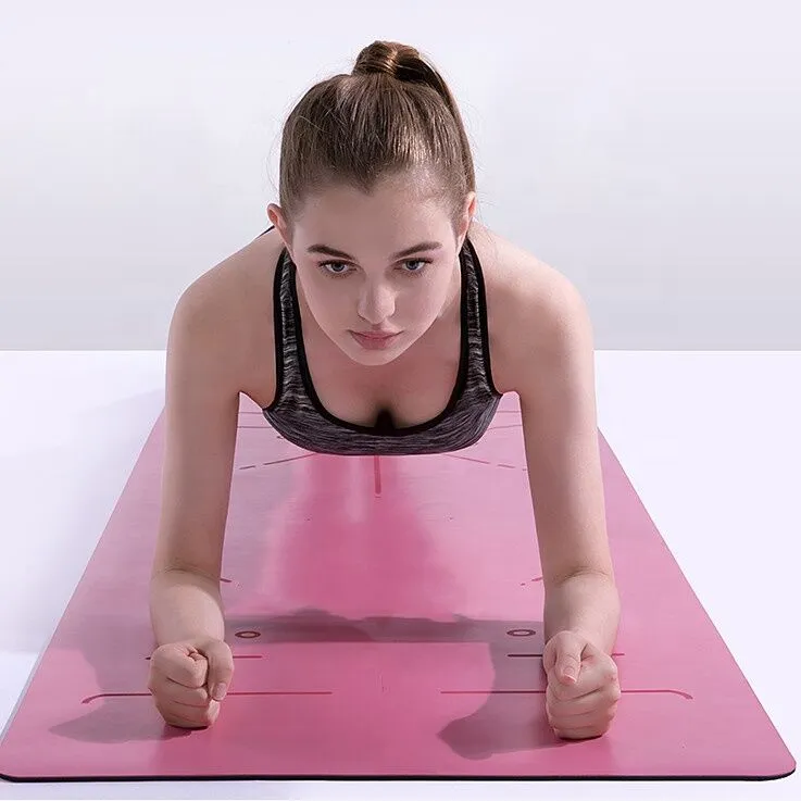 Non-Slip, Waterproof, Soft and Durable for Fitness, Customizable TPE Eco-Friendly Yoga Mat