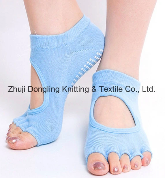 Open Toe Half Foot Fashion New Design Lady Yoga Socks